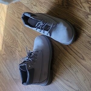 Kids Timberland gray boots
